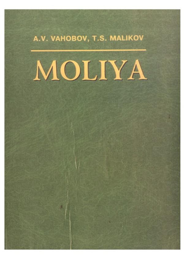 Moliya, Vahobov, Malikov,