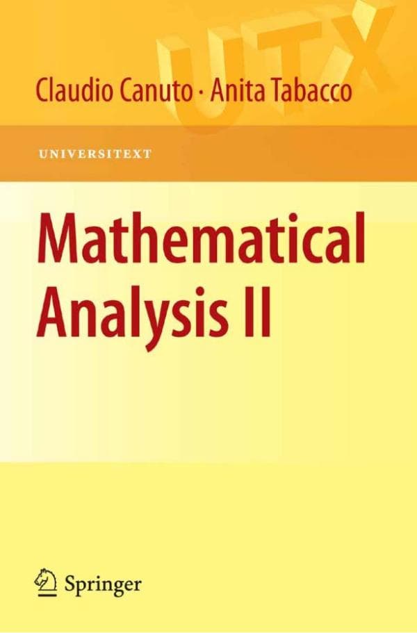 Claudio Canuto, Anita Tabacco _Mathematical Analysis_