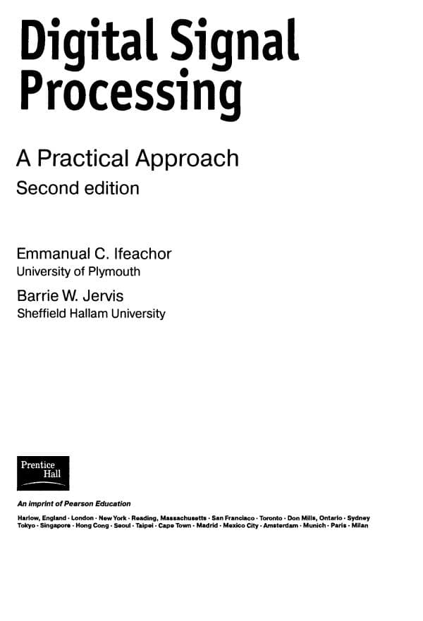 Aйфичер Е., Цифровая обработка сигналов.