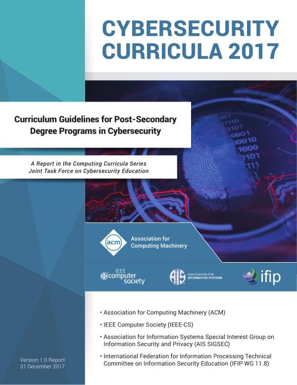 Cybersecurity Curricula.