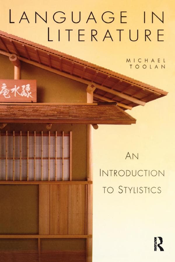 Language initerature. An introduction to stylistics. Michael Toolan,