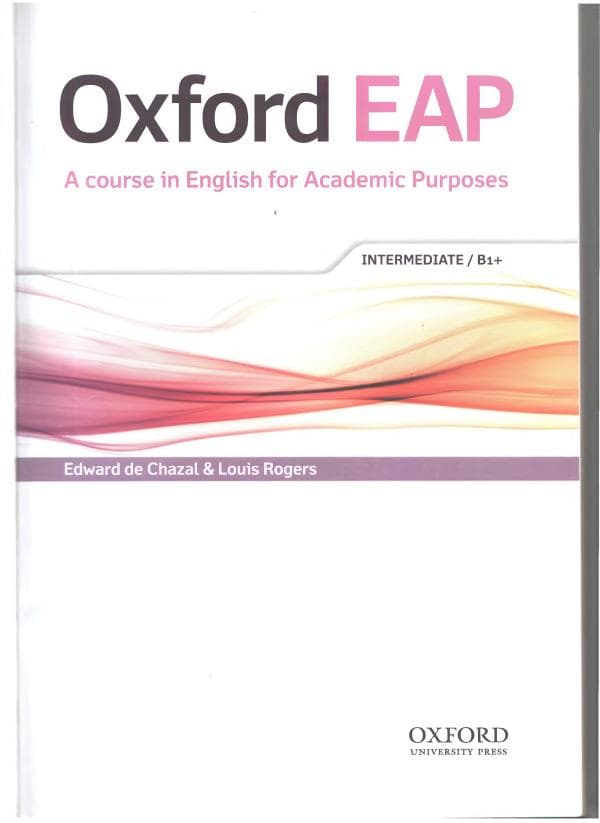 . Edward de Chazel, Louis Rogers  Oxford EAP. Oxford  University publication